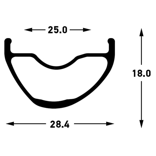Stans No Tubes Crest MK4 Rim, 29'', Holes: 32, Black