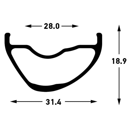 29 Inch Tube Rim Stan's No Tubes Arch MK4 29