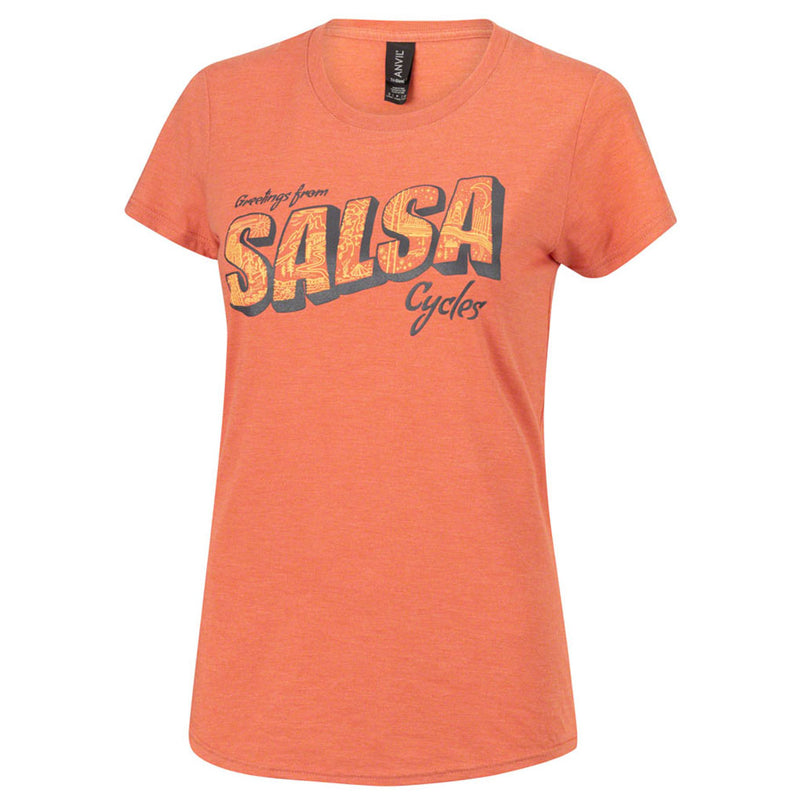 Load image into Gallery viewer, Salsa-Greetings-T-Shirt---Women&#39;s-Casual-Shirt-Large_CL9555
