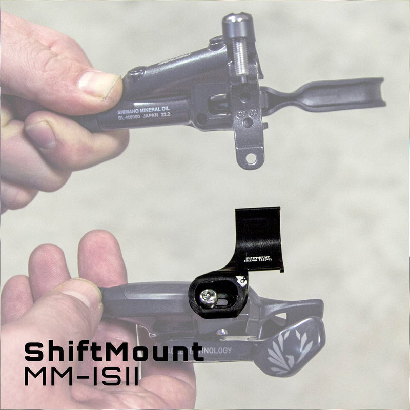 Load image into Gallery viewer, Wolf Tooth ShiftMount I-SPEC EV Adapter for SRAM MatchMaker &amp; Shimano Brake Integration - Aluminum 6061-T6, Handlebar &amp; Brake Compatibility, Easy Installation
