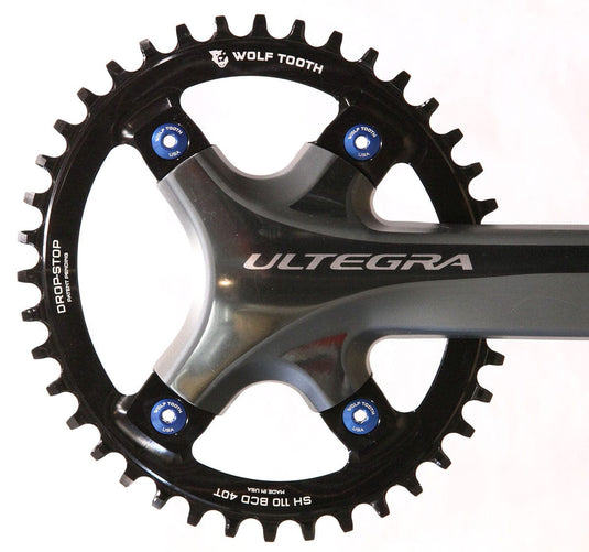 Wolf Tooth Elliptical Shimano Chainring 42t 110 BCD Asymmetric 4-Bolt Aluminum