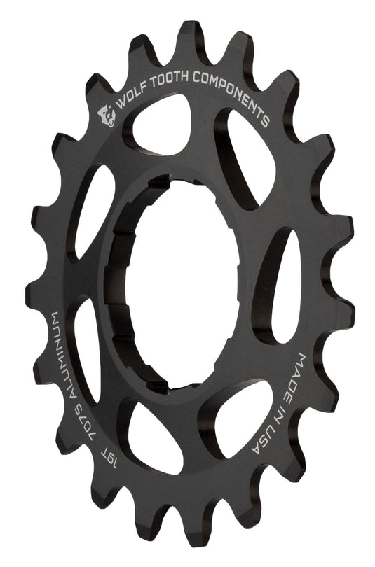 Wolf Tooth Single Speed Aluminum Cog: 20T, Compatible with 3/32" Chains, Green