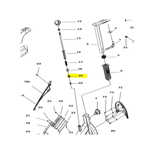 Sunlite-F6-F7-Trainer-Replacement-Parts-EXERCISER-Parts-ECPT0187