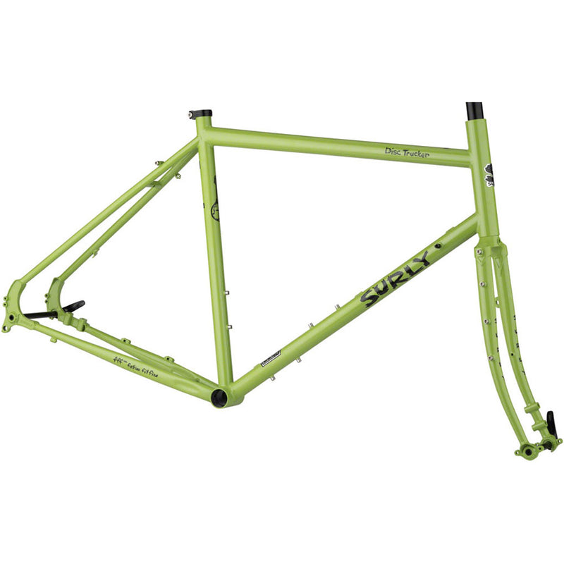 Load image into Gallery viewer, Surly-Disc-Trucker-Frameset---Pea-Lime-Soup-26-Touring-Frame-_FM1752
