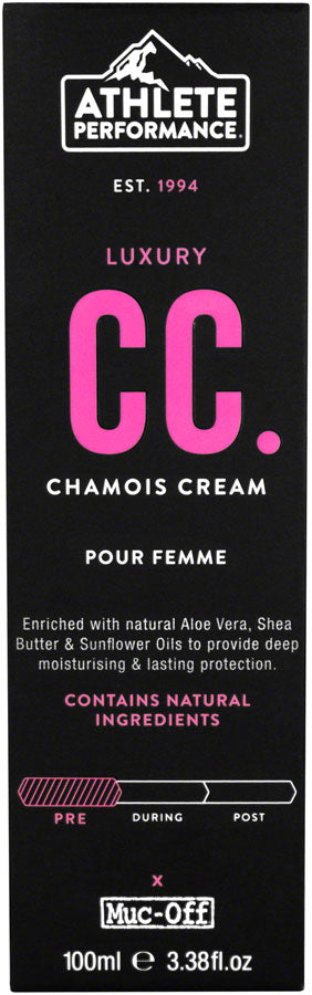 Athlete Performance Muc-Off Women's Luxury CC Chamois Cream 100ml Tube Muc Off