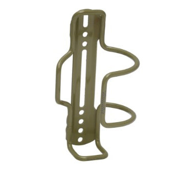 Tanaka 8 Moves RH Side Load Aluminum Bottle Cage - Durable Duraluminum, Adjustable, Khaki, Made in Japan (Pack of 2)