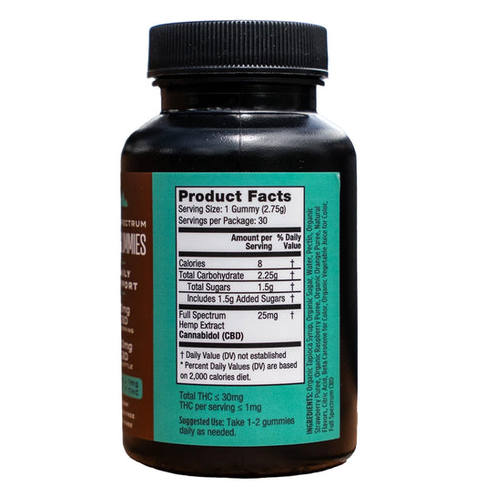 Twisted Spoke CBD CBD Daily Gummies, Mixed Fruit- 90ct