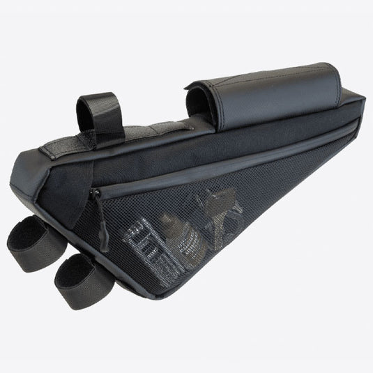 Tioga ADV Frame Bag Black 14.75x1.6x6.1in Velcro Straps