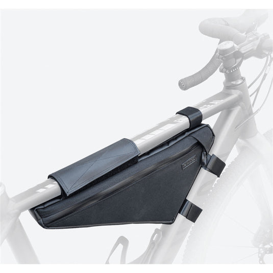 Tioga ADV Frame Bag Black 14.75x1.6x6.1in Velcro Straps