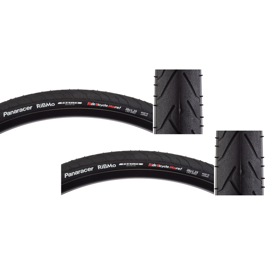 Panaracer-Ribmo-26-in-1.25-Wire-TIRE1607PO2-Wire-Bead-Tires