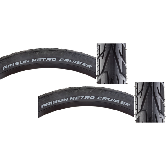 Arisun-Metro-Cruiser-700c-40-Wire-TIRE1660PO2-Wire-Bead-Tires