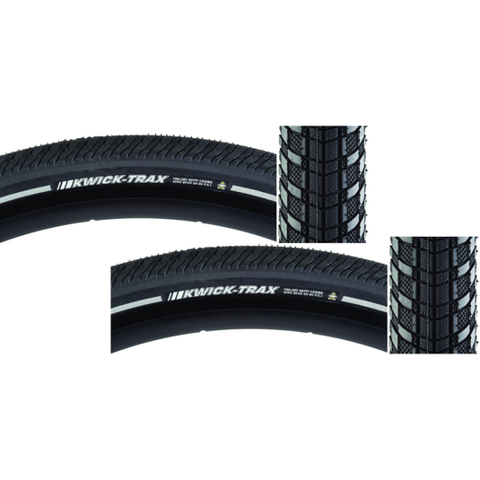 Kenda-Kwick-Trax-700c-38-Wire-TIRE1688PO2-Wire-Bead-Tires