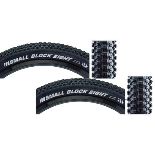 Kenda-Small-Block-8-Sport-20-in-1.95-Wire-TIRE1851PO2-Wire-Bead-Tires
