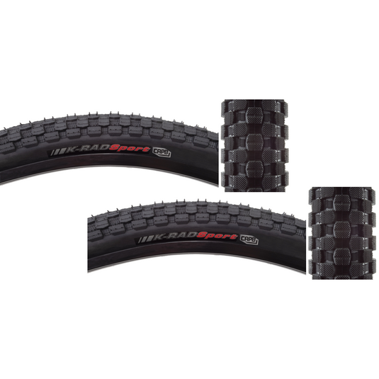 Kenda-K-Rad-Sport-26-in-2.3-Wire-TIRE2193PO2-Wire-Bead-Tires