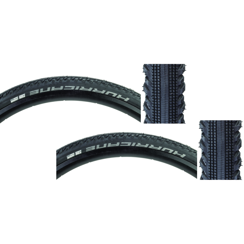 Load image into Gallery viewer, Schwalbe-Hurricane-700c-40-Wire-TIRE2424PO2-Wire-Bead-Tires
