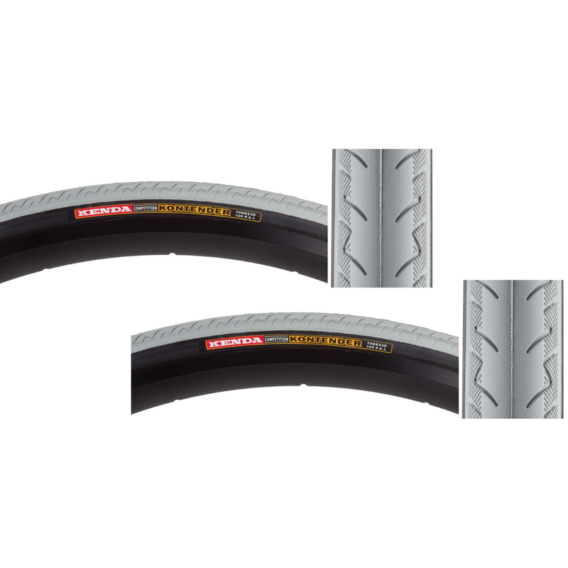 Load image into Gallery viewer, Kenda-Kontender-700c-23-Wire-TIRE2658PO2-Wire-Bead-Tires
