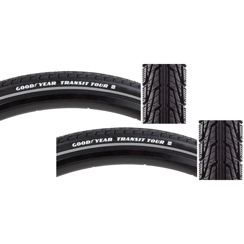 Load image into Gallery viewer, Goodyear-Transit-Tour-700c-40-Wire-TIRE3340PO2-Wire-Bead-Tires
