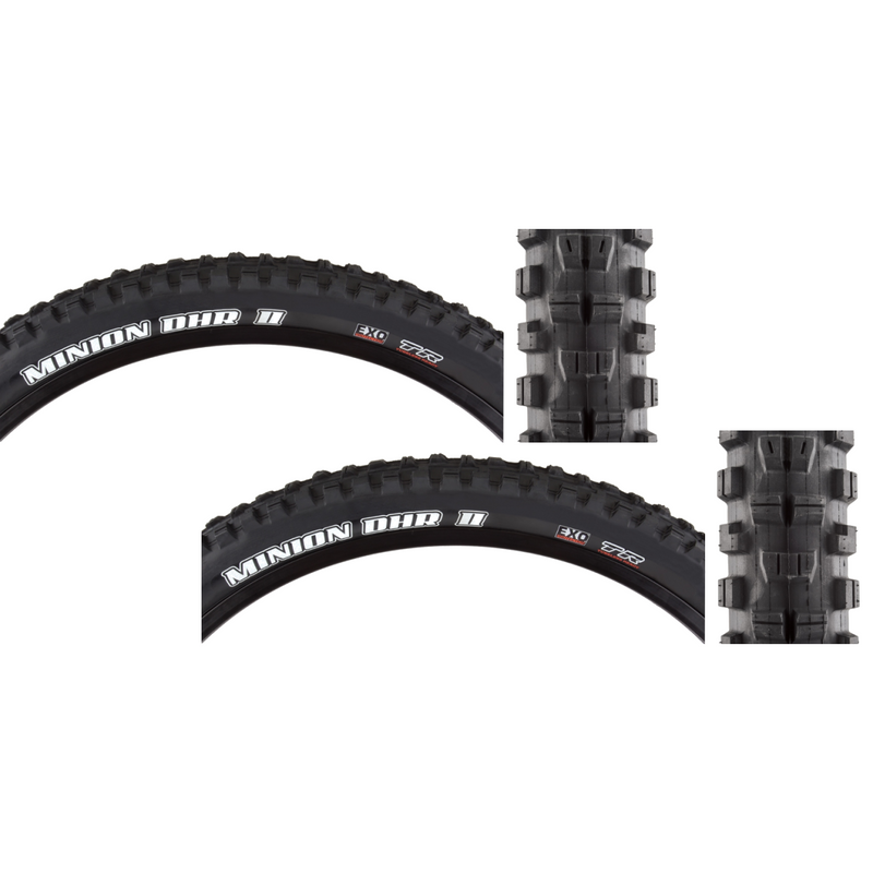 Load image into Gallery viewer, Maxxis-Minion-DHR-II-Tire-26-in-2.4-Folding-TIRE4009PO2-Folding-Tires
