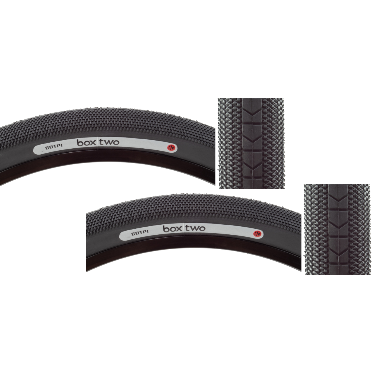 Pack of 2 Box Components Box Two Tires 26x2.1 Wire TPI Bk/Bsk – 365 Cycles