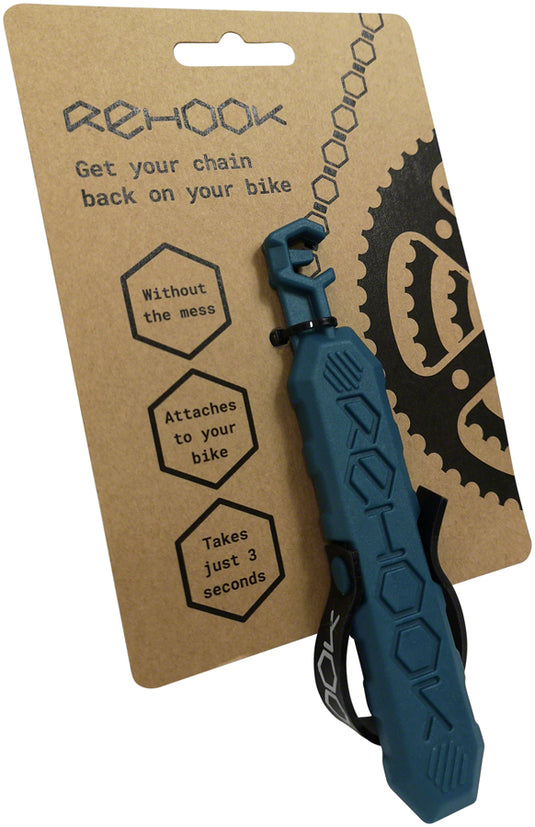 Rehook Chain Tool - Blue Lightweight & Attachable, High Grip Adjustable Strap