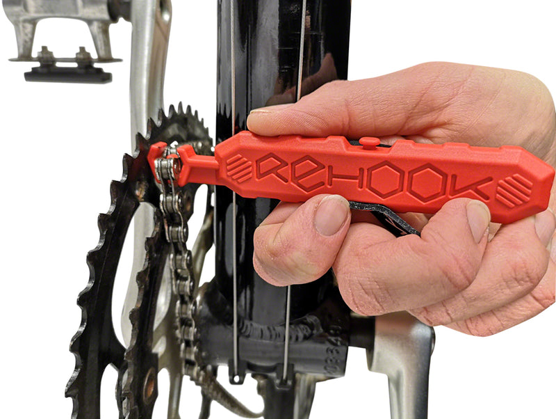 Load image into Gallery viewer, Rehook Chain Tool - Red Lightweight &amp; Attachable, High Grip Adjustable Strap
