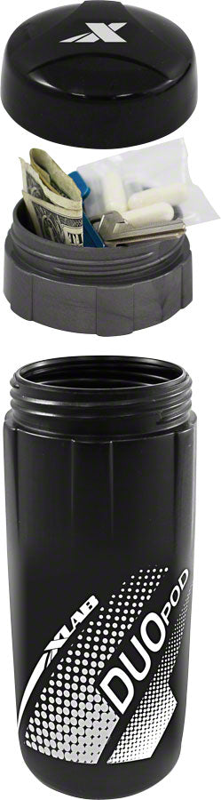 XLAB Duo Cage Pod Black 2 compartments 600ML 83ML Waterproof Microfleece bag