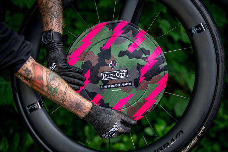Load image into Gallery viewer, Muc-Off Disc Brake Covers - Camo Made From Breathable Neoprene
