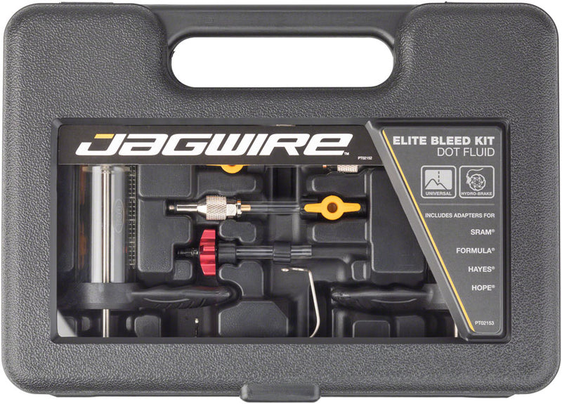 Load image into Gallery viewer, Jagwire Elite DOT Bleed Kit, includes SRAM Avid Formula Hayes Hope Adapters
