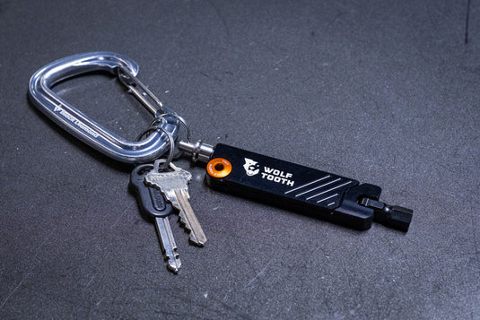 Wolf Tooth 6-Bit Hex Wrench Multi-Tool with Keyring - Blue