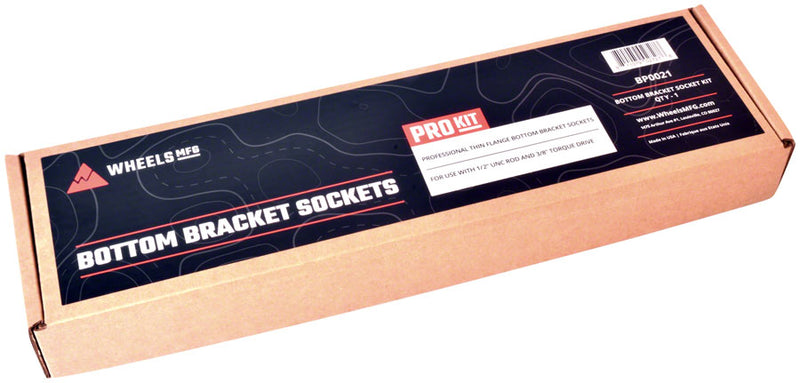Load image into Gallery viewer, Wheels Manufacturing Thin Flange Bottom Bracket Socket - Pro Kit
