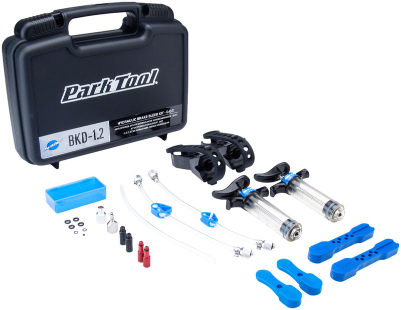 Load image into Gallery viewer, Park Tool Hydraulic Brake Bleed Kit Bundle Mineral Oil &amp; DOT Fluid Systems for Bike Disc Brakes
