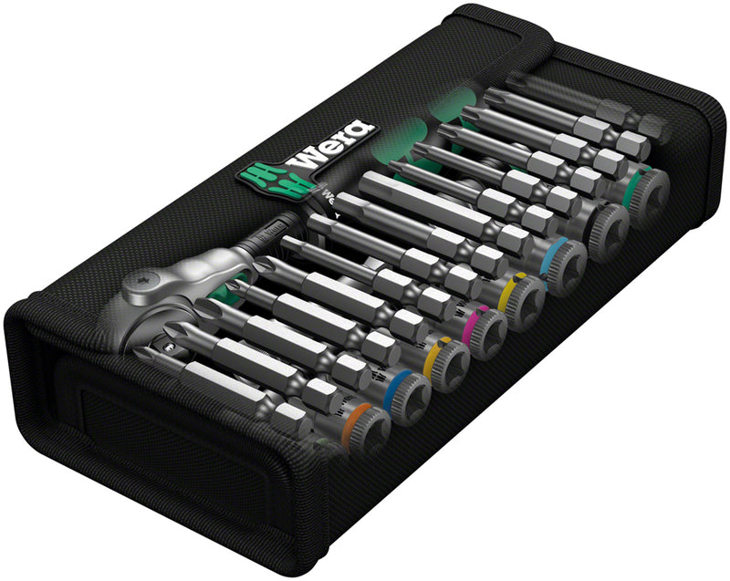 Load image into Gallery viewer, Wera 8100 SA 6 Zyklop Speed Ratchet Set - 1/4&quot; Drive, Metric
