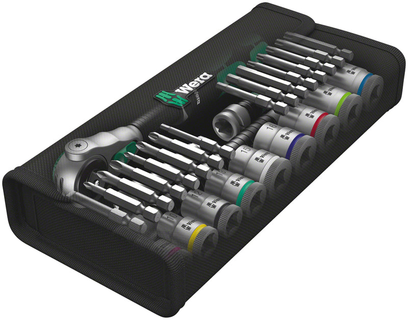 Load image into Gallery viewer, Wera 8100 SB 6 Zyklop Speed Ratchet Set - 3/8&quot; Drive, Metric
