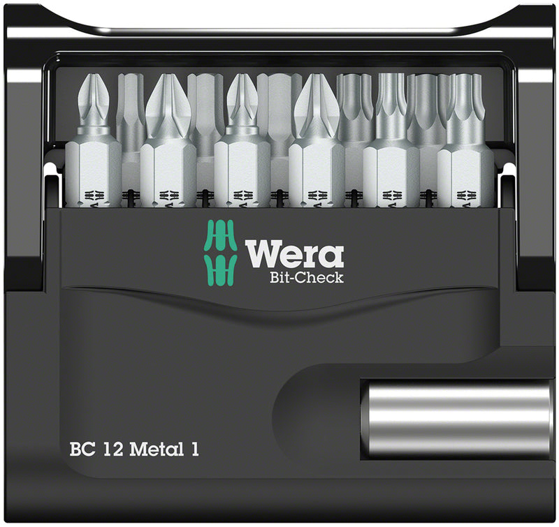 Load image into Gallery viewer, Wera Bit-Check 12 Metal 1 Bit Holder and Bit Set - 1/4&quot; Drive
