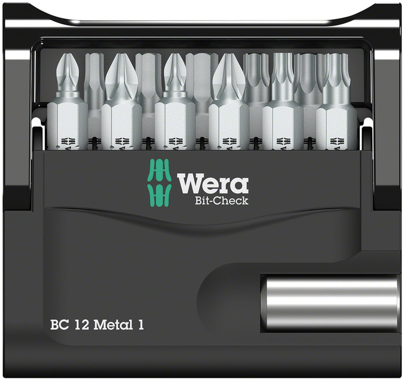 Load image into Gallery viewer, Wera Bit-Check 12 Metal 1 Bit Holder and Bit Set - 1/4" Drive
