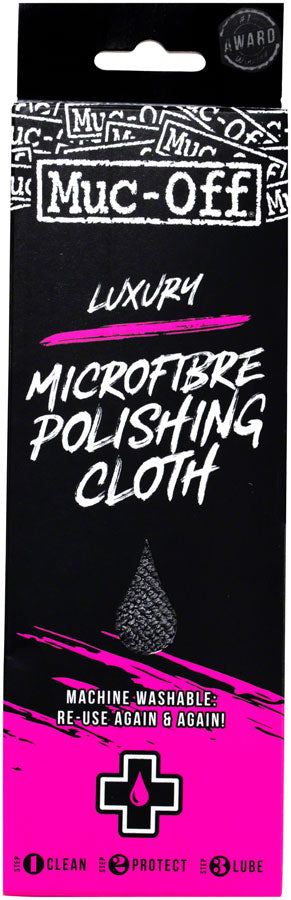 Muc-Off Premium Microfiber Polishing Cloth Easily Eliminate Smears & Blemishes