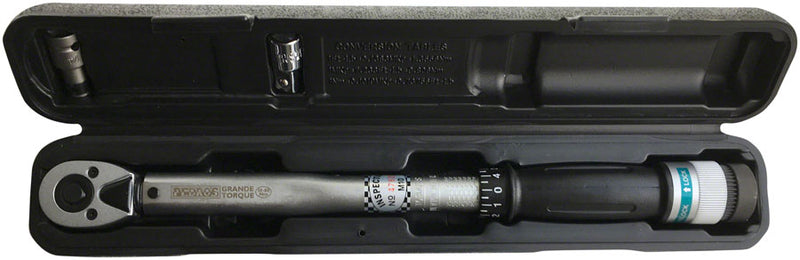 Load image into Gallery viewer, Pedro&#39;s Grande Torque Wrench 3/8&quot; Ratcheting, Micrometer Scale, 10-80 Nm Range
