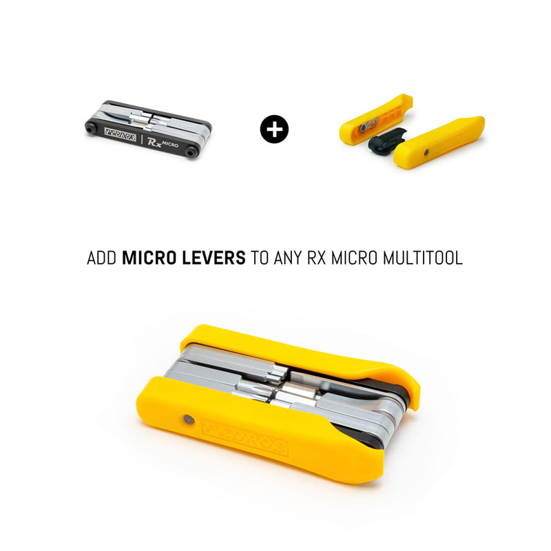 Load image into Gallery viewer, Pedro&#39;s Micro Lever Pair, Yellow, 20g, Compatible with Any Rx Micro Multi-Tool
