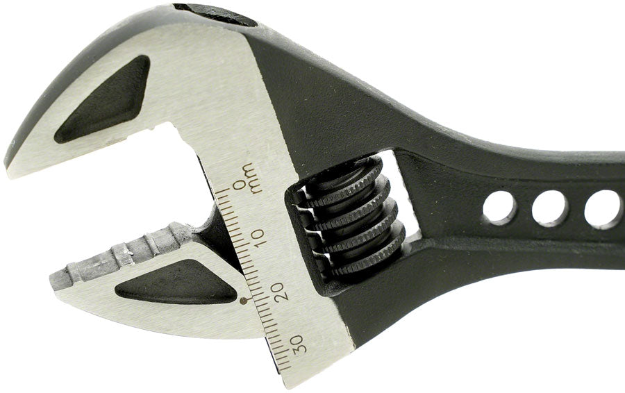 Pedro's Adjustable Wrench 10" 250mm Length Opens to 33mm Ergonomic TPR Handle