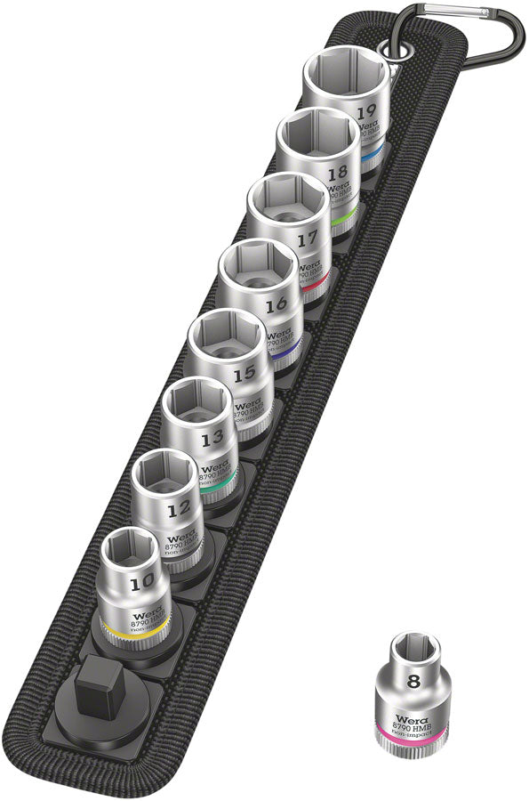 Load image into Gallery viewer, Wera Belt B 4 Zyklop socket set - 3/8&quot; drive, 9 pieces
