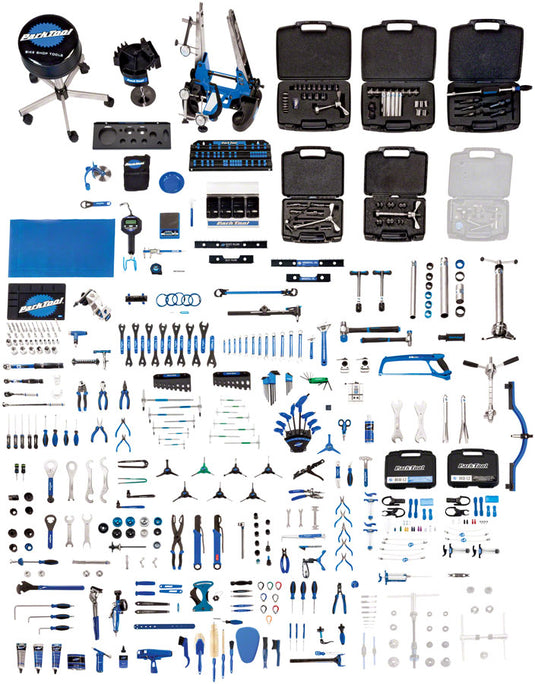 Components Tools Kit Park Tool BMK-17 Professional Bicycle Repair Tool Kit - 300+ Hand Tools ...