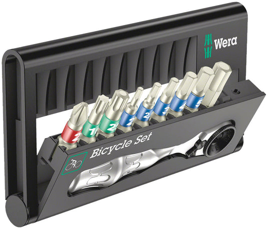 fahrradwerkzeug wera Wera Bicycle 9-Piece Mini Ratchet Set with 1