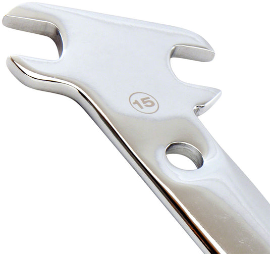 Feedback Sports Pedal Wrench - 15mm Forged, Hardened CRV Tool Steel