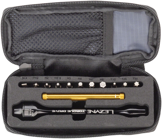 Lezyne Torque Drive Torque wrench and Bit set 2NM to 10NM Case Included