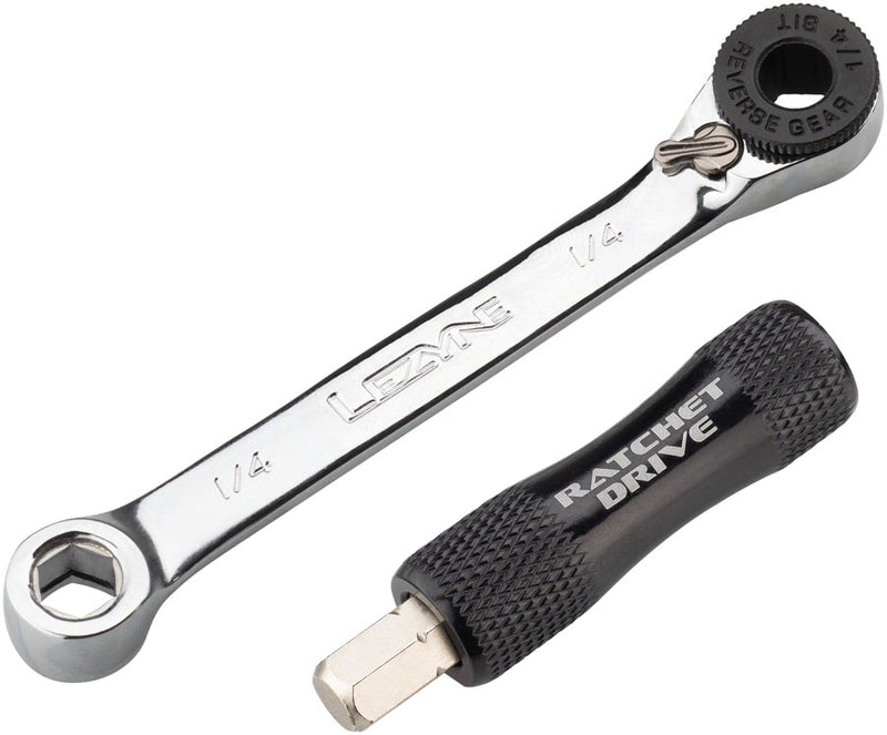 Load image into Gallery viewer, Lezyne Ratchet Drive Chrome Plated Ratchet Tool Designed For Bicycles W/ Case
