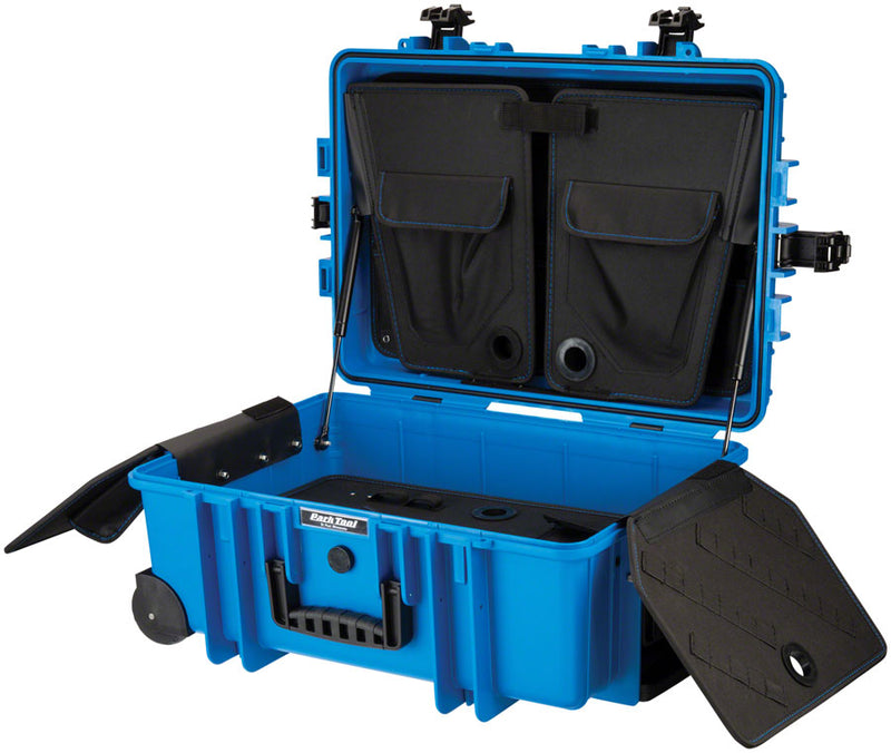 Load image into Gallery viewer, Park Tool BX-3 Rolling Big Blue Box for Bicycle Service Tools Extendable Handle
