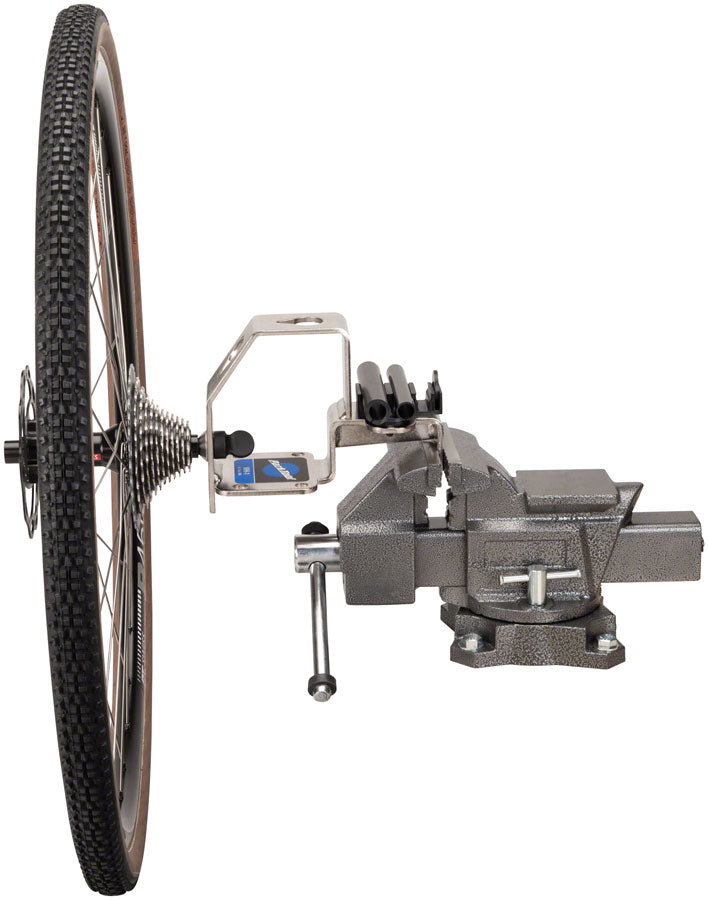 Load image into Gallery viewer, Park Tool Wh-1 Wheel Holder Accepts 12, 15 &amp; 20Mm Thu Axles And 5Mm Qr Skewers
