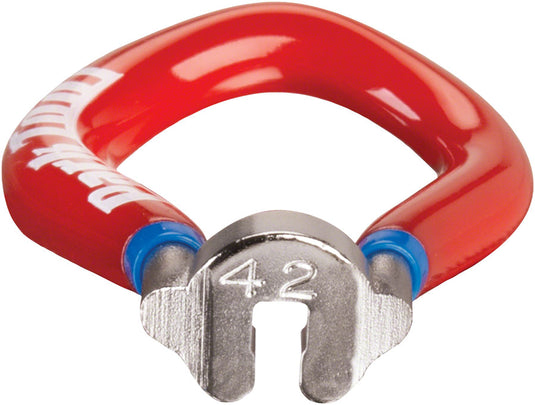 Park Tool SW-42 4-Sided Spoke Wrench, 3.45mm: Red