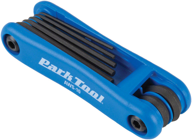 Load image into Gallery viewer, Park Tool AWS-10 Metric Folding Hex Wrench Set 1.5mm 2mm 2.5mm 3mm 4mm 5mm 6mm
