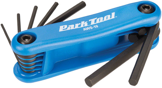 Park Tool AWS-10 Metric Folding Hex Wrench Set 1.5mm 2mm 2.5mm 3mm 4mm 5mm 6mm